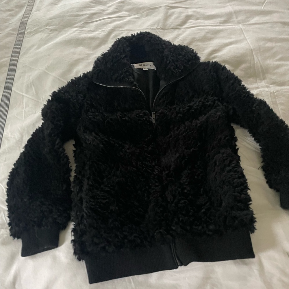 BB Dakota Black Teddy Jacket